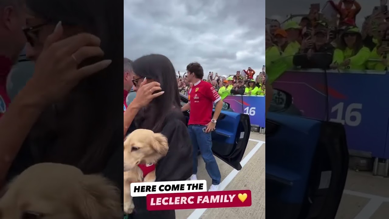 Glamorous Arrival: Charles Leclerc & Alexandra Saint Mleux 🍾✨
