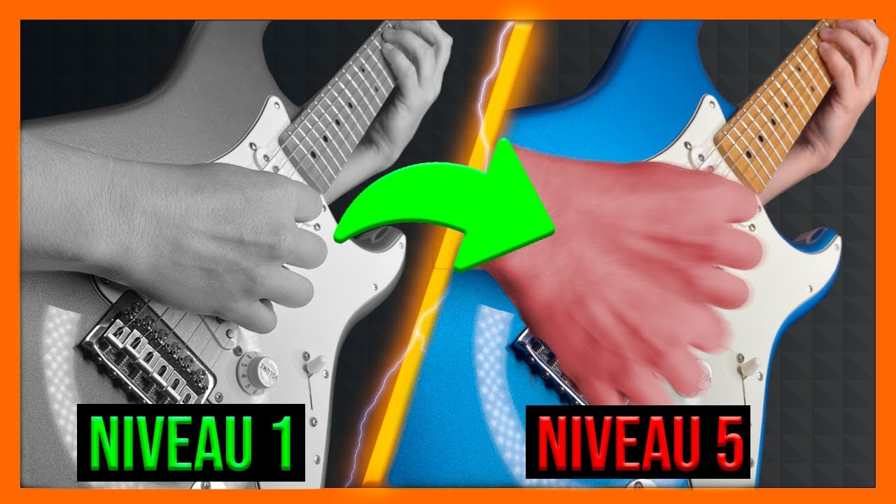 5 NIVEAUX de RIFFS HARD ROCK (et comment les maîtriser)