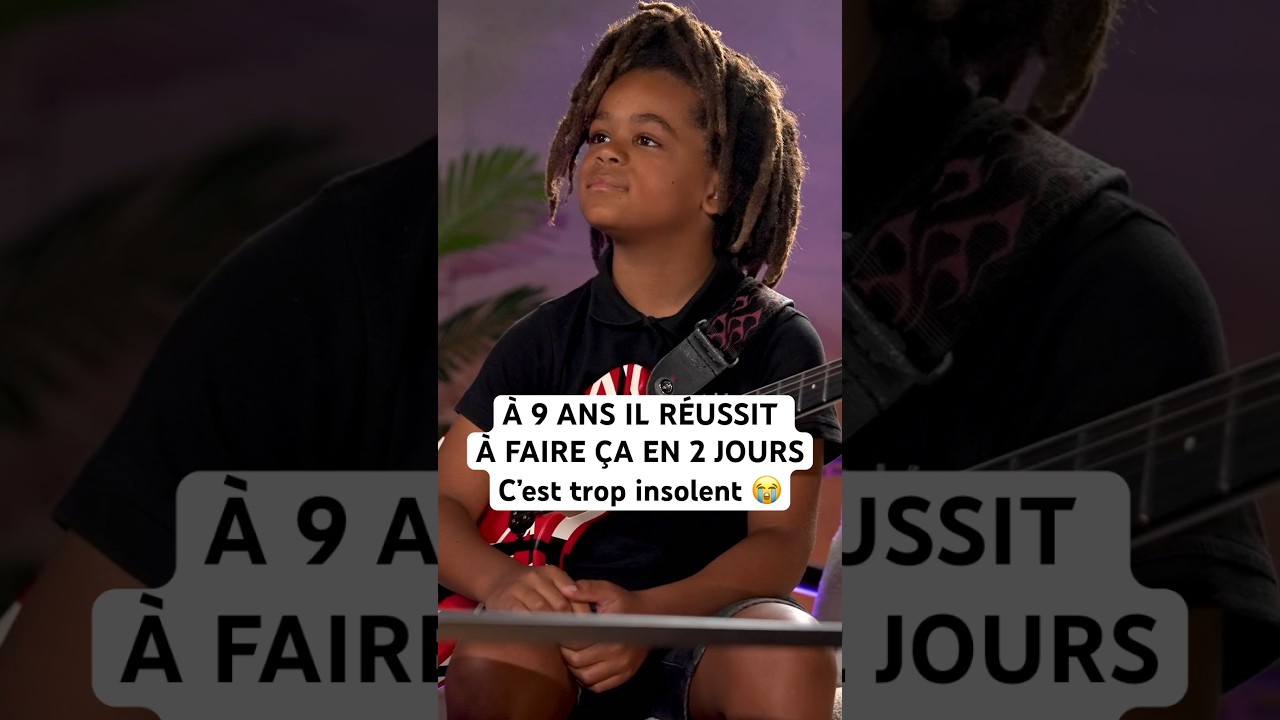 À 9 ANS IL APPREND ÇA EN 2 JOURS 😭