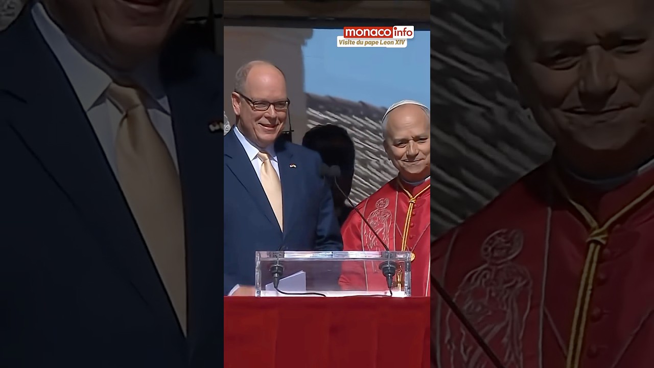 🇲🇨🇻🇦 Le Prince Albert II et le Pape Léon XIV s’adressent aux Monégasques