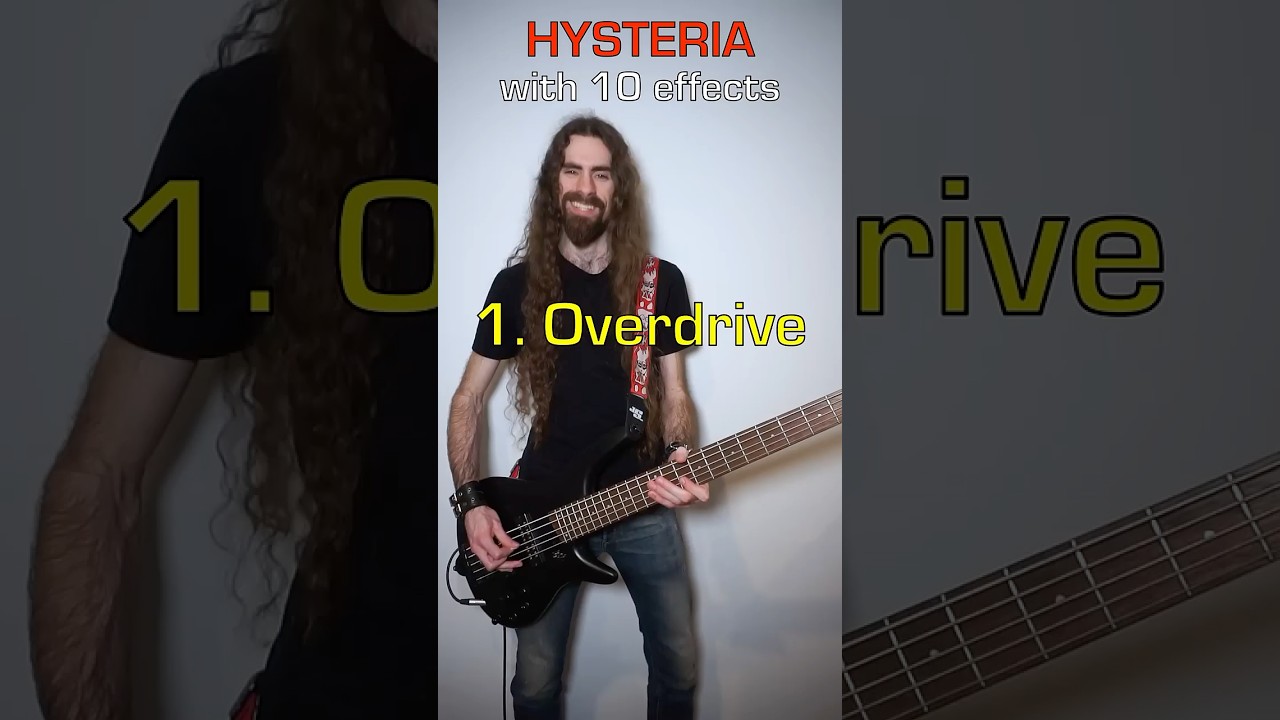 HYSTERIA with 10 effects #bass #muse