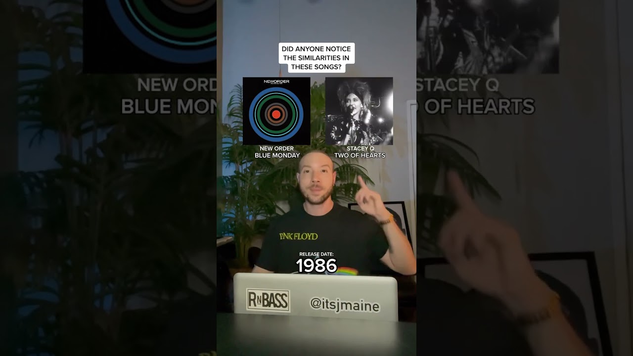 Did Anyone Else Notice The Similarities In These 80s Songs? New Order “Blue Monday” #shorts #80s