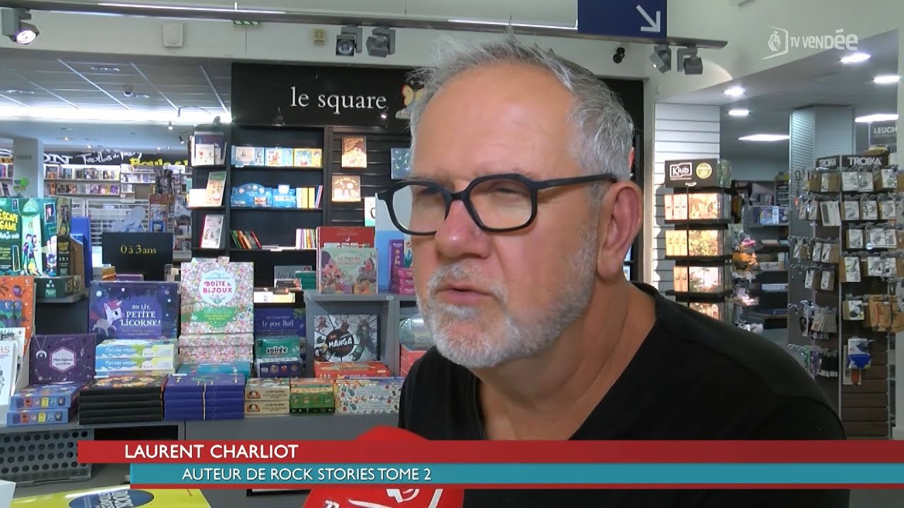 La Roche-sur-Yon : Laurent Charliot en dédicace à l'Agora