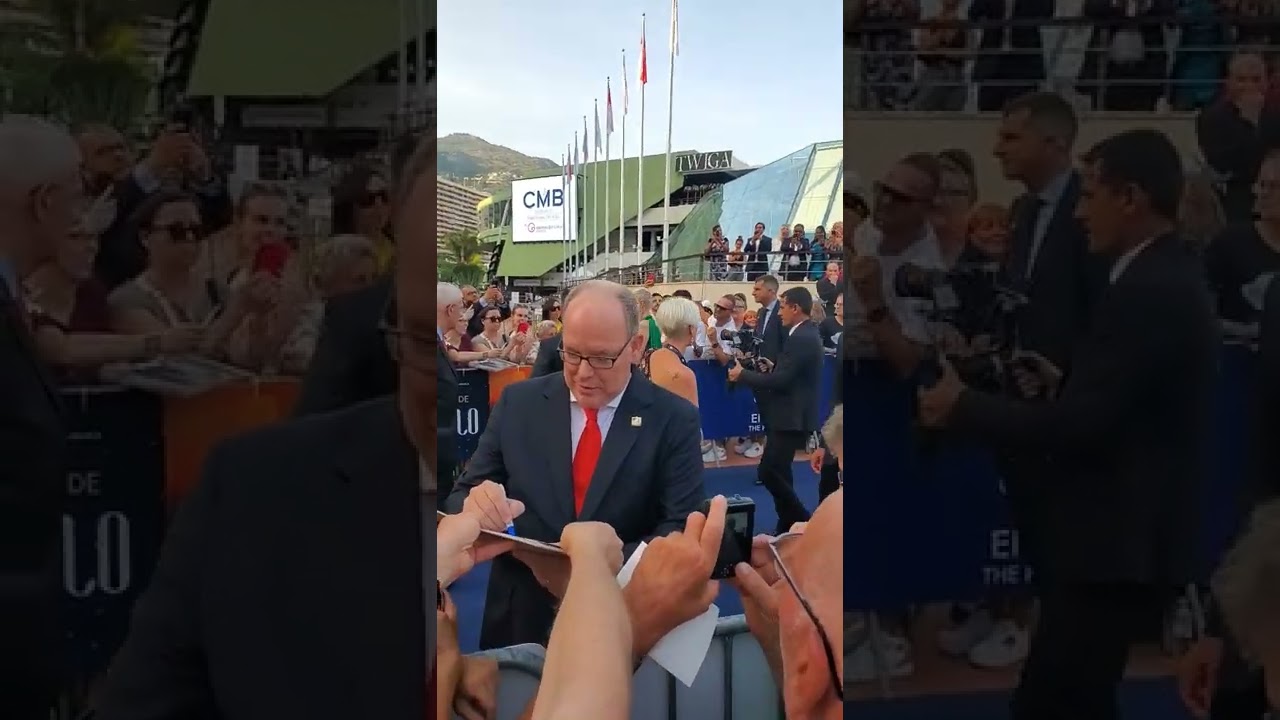 Albert de Monaco et Charlène de Monaco au Festival de Monte-Carlo