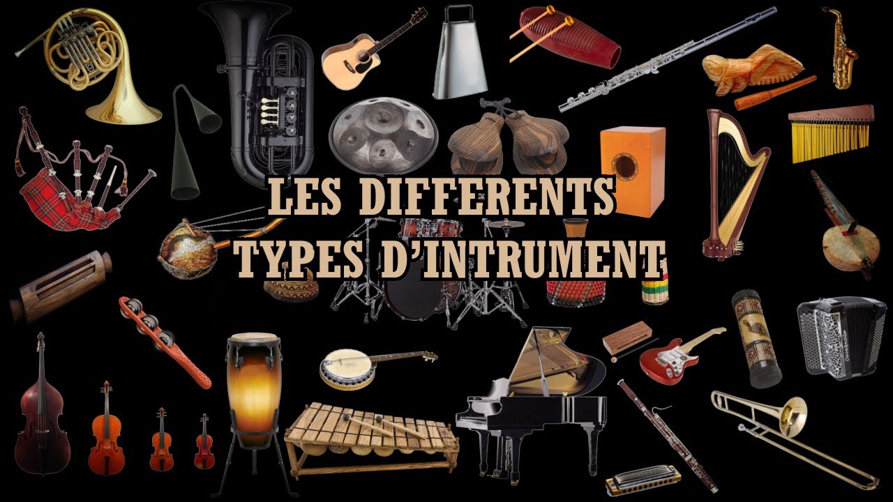 LES DIFFERENTS TYPES D’INSTRUMENTS DE MUSIQUE 1