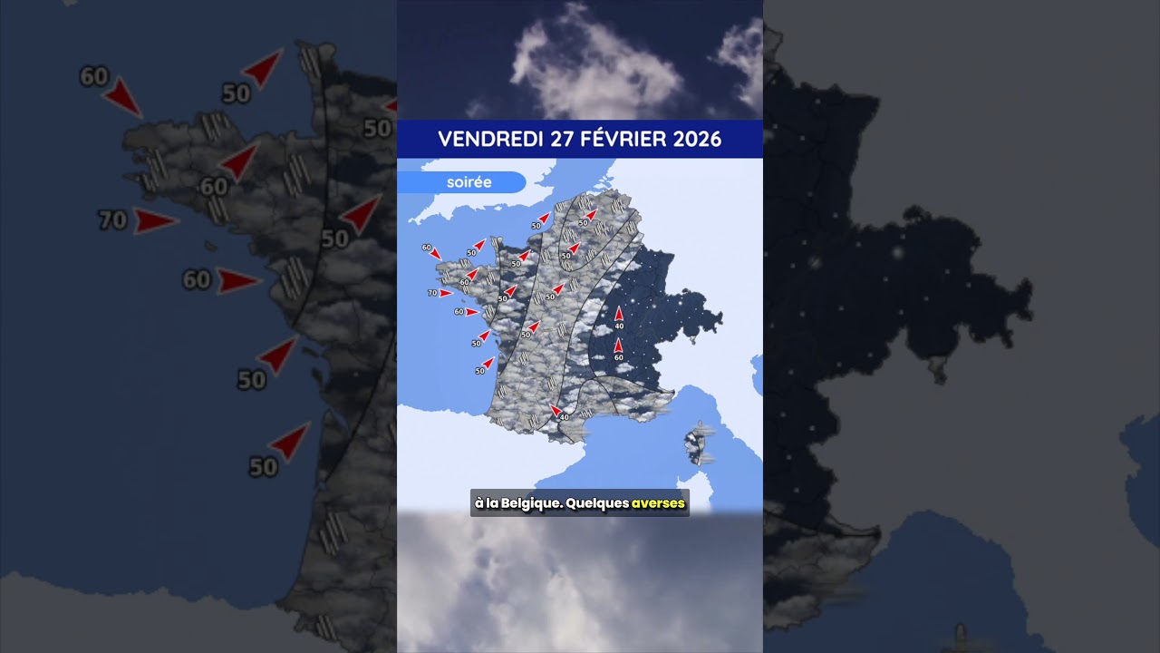 Météo du Vendredi 27 Février au Dimanche 1er Mars 2026