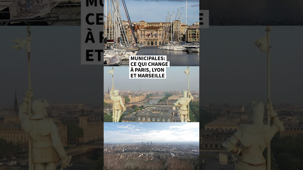 Municipales: ce qui change à Paris, Lyon et Marseille