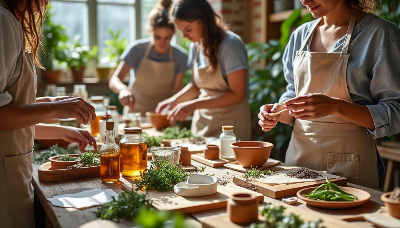 découvrez la gacilly et vivez une expérience unique avec les ateliers immersifs de la destination yves rocher pour créer vos propres cosmétiques naturels.